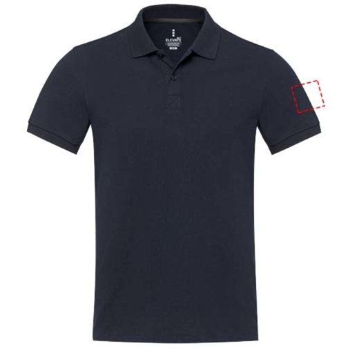 Emerald Polo Unisex Aus Recyceltem Material , navy, Piqué Strick 50% Recyclingbaumwolle, 50% Recyceltes Polyester, 200 g/m2, L, , Bild 15