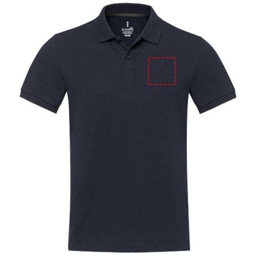Emerald Polo Unisex Aus Recyceltem Material , navy, Piqué Strick 50% Recyclingbaumwolle, 50% Recyceltes Polyester, 200 g/m2, L, , Bild 22