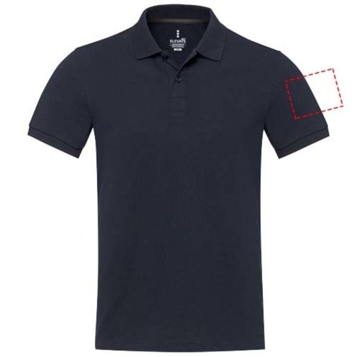 Emerald koszulka polo unisex z recyklingu z krótkim rękawem, Obraz 13