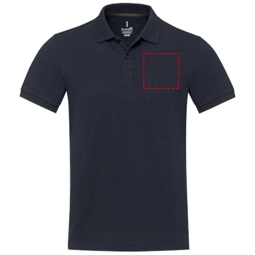 Emerald koszulka polo unisex z recyklingu z krótkim rękawem, Obraz 20