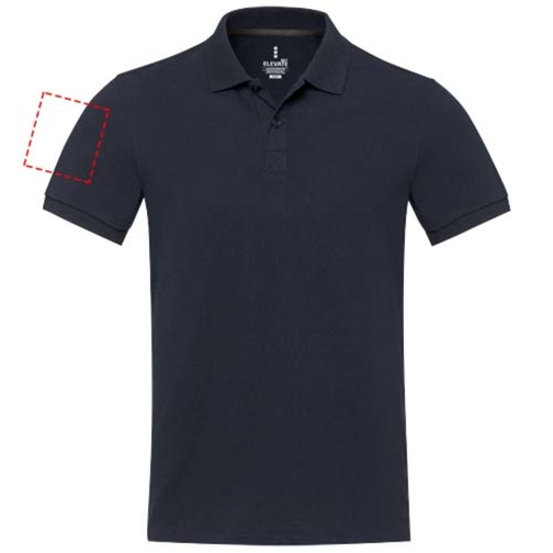 Emerald koszulka polo unisex z recyklingu z krótkim rękawem, Obraz 25