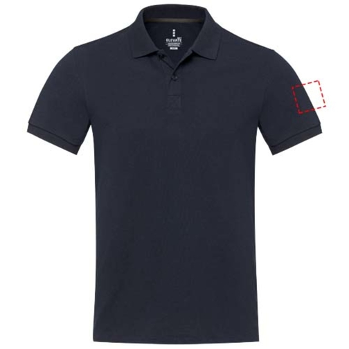 Emerald koszulka polo unisex z recyklingu z krótkim rękawem, Obraz 9
