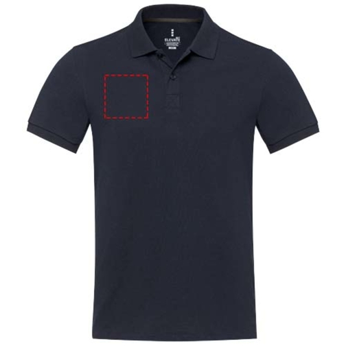 Emerald koszulka polo unisex z recyklingu z krótkim rękawem, Obraz 17