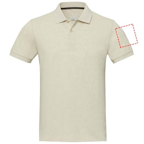 Emerald koszulka polo unisex z recyklingu z krótkim rękawem, Obraz 14