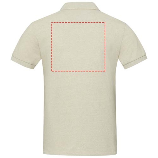 Emerald koszulka polo unisex z recyklingu z krótkim rękawem, Obraz 18
