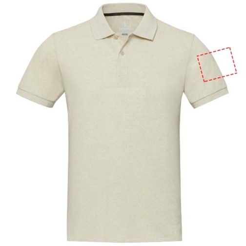 Emerald koszulka polo unisex z recyklingu z krótkim rękawem, Obraz 25