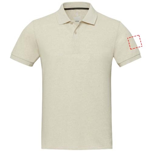 Emerald koszulka polo unisex z recyklingu z krótkim rękawem, Obraz 21