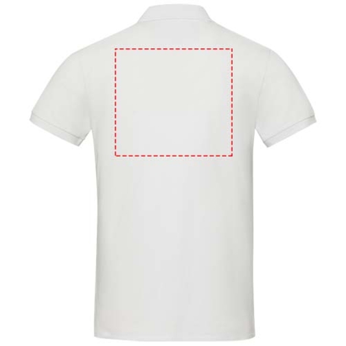 Emerald koszulka polo unisex z recyklingu z krótkim rękawem, Obraz 13
