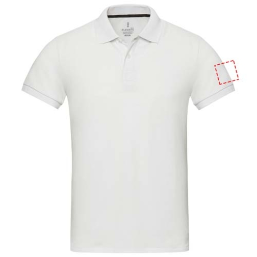 Emerald koszulka polo unisex z recyklingu z krótkim rękawem, Obraz 19