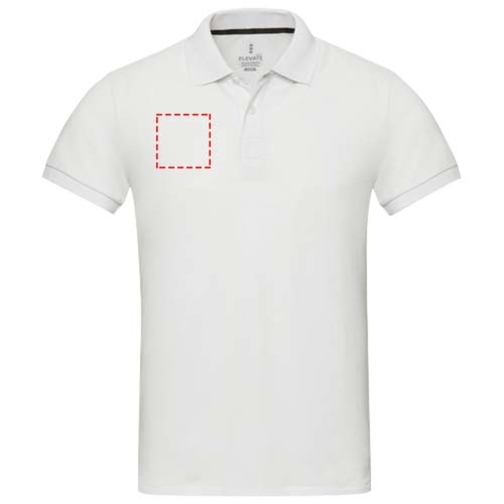Emerald koszulka polo unisex z recyklingu z krótkim rękawem, Obraz 9
