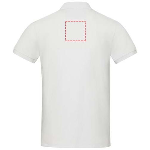 Emerald koszulka polo unisex z recyklingu z krótkim rękawem, Obraz 16