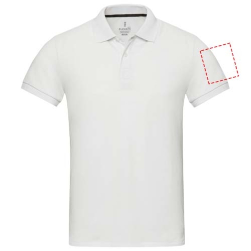 Emerald koszulka polo unisex z recyklingu z krótkim rękawem, Obraz 17