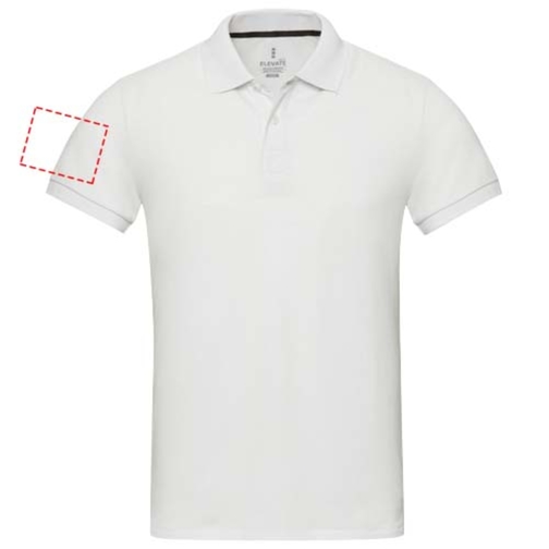 Emerald koszulka polo unisex z recyklingu z krótkim rękawem, Obraz 10