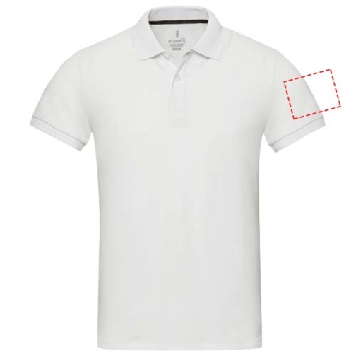 Emerald koszulka polo unisex z recyklingu z krótkim rękawem, Obraz 11