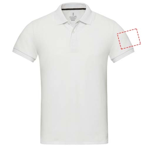 Emerald Polo Unisex Aus Recyceltem Material , weiß, Piqué Strick 50% Recyclingbaumwolle, 50% Recyceltes Polyester, 200 g/m2, L, , Bild 12