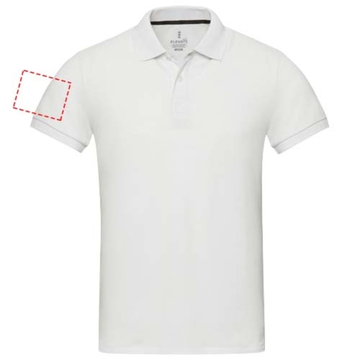Emerald Polo Unisex Aus Recyceltem Material , weiß, Piqué Strick 50% Recyclingbaumwolle, 50% Recyceltes Polyester, 200 g/m2, M, , Bild 19