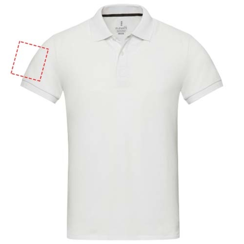 Emerald koszulka polo unisex z recyklingu z krótkim rękawem, Obraz 23