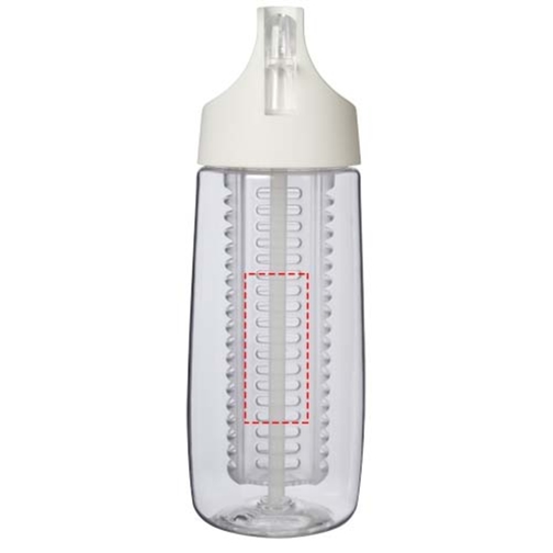 HydroFruit 700 ml sportsflaske av resirkulert plast med flipp lokk og infusjon, Bilde 5