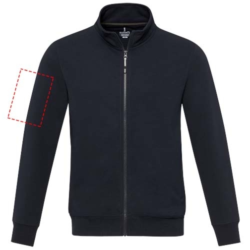 Galena bluza unisex z recyklingu z zamkiem błyskawicznym na całej długości, Obraz 9
