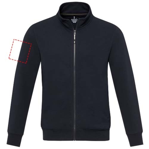 Galena bluza unisex z recyklingu z zamkiem błyskawicznym na całej długości, Obraz 18