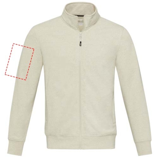 Galena Sweatjacke Aus Recyceltem Material Unisex , oatmeal, Strick 50% Recyclingbaumwolle, 50% Recyceltes Polyester, 320 g/m2, 3XL, , Bild 26