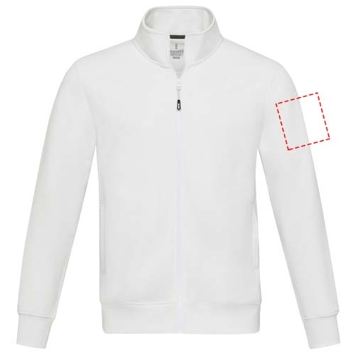 Sudadera con cremallera completa de material reciclado unisex 'Galena', Imagen 16