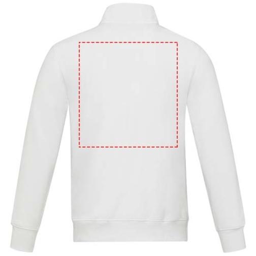 Galena Sweatjacke Aus Recyceltem Material Unisex , weiss, Strick 50% Recyclingbaumwolle, 50% Recyceltes Polyester, 320 g/m2, XXL, , Bild 12