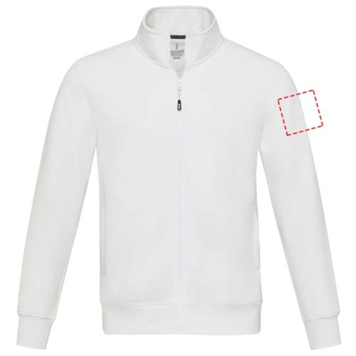 Sudadera con cremallera completa de material reciclado unisex 'Galena', Imagen 17