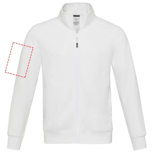 Galena Sweatjacke Aus Recyceltem Material Unisex , weiss, Strick 50% Recyclingbaumwolle, 50% Recyceltes Polyester, 320 g/m2, L, , Bild 19