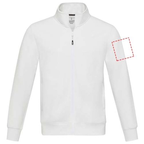 Galena Sweatjacke Aus Recyceltem Material Unisex , weiss, Strick 50% Recyclingbaumwolle, 50% Recyceltes Polyester, 320 g/m2, L, , Bild 18