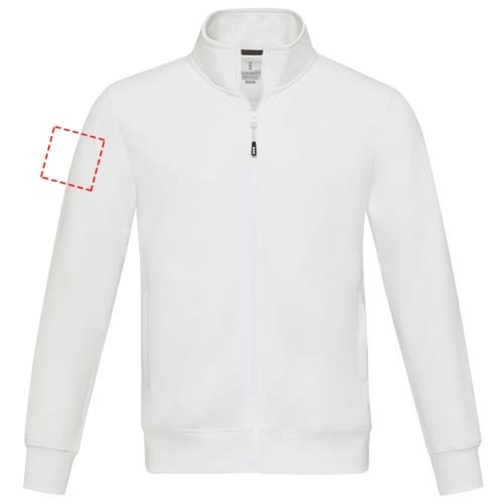 Galena Sweatjacke Aus Recyceltem Material Unisex , weiss, Strick 50% Recyclingbaumwolle, 50% Recyceltes Polyester, 320 g/m2, L, , Bild 26