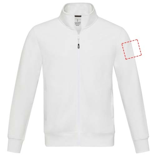 Galena Sweatjacke Aus Recyceltem Material Unisex , weiss, Strick 50% Recyclingbaumwolle, 50% Recyceltes Polyester, 320 g/m2, L, , Bild 27