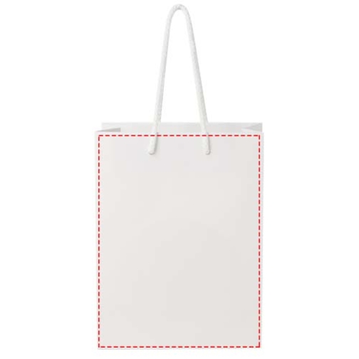 Sac en papier 170 g/m2 intégra fait à la main avec poignées en plastique, taille moyenne, Image 9