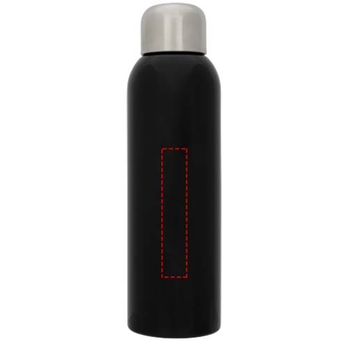 Guzzle 820 Ml RCS-zertifizierte Sportflasche Aus Edelstahl , schwarz, Recycled stainless steel, Recycelter PP Kunststoff, 7,20cm x 24,60cm x 7,20cm (Länge x Höhe x Breite), Bild 7