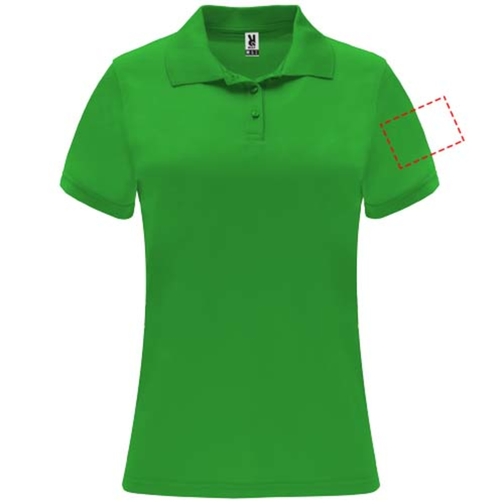 Monzha Sport Poloshirt Für Damen , green fern, Piqué Strick 100% Polyester, 150 g/m2, L, , Bild 7