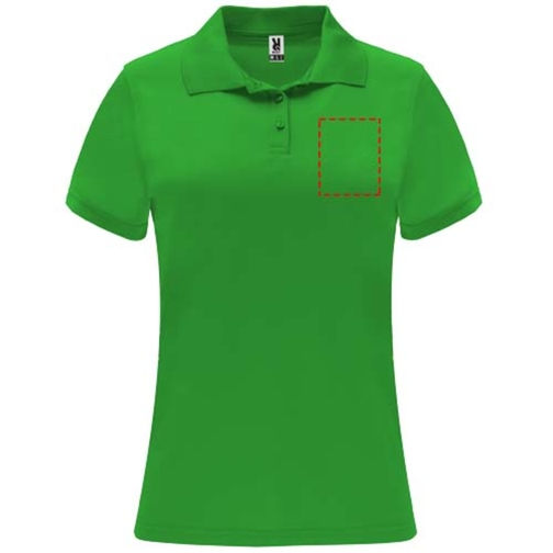Monzha Sport Poloshirt Für Damen , green fern, Piqué Strick 100% Polyester, 150 g/m2, L, , Bild 13