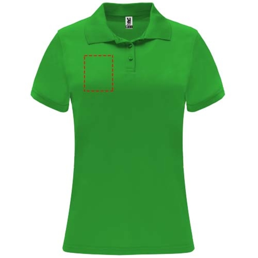 Monzha Sport Poloshirt Für Damen , green fern, Piqué Strick 100% Polyester, 150 g/m2, L, , Bild 15