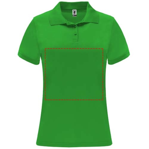 Monzha Sport Poloshirt Für Damen , green fern, Piqué Strick 100% Polyester, 150 g/m2, L, , Bild 17