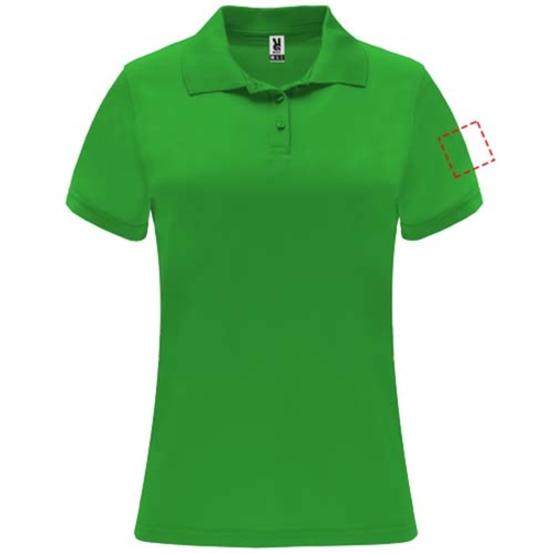 Monzha Sport Poloshirt Für Damen , green fern, Piqué Strick 100% Polyester, 150 g/m2, L, , Bild 25