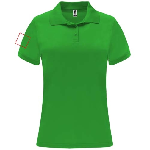 Monzha Sport Poloshirt Für Damen , green fern, Piqué Strick 100% Polyester, 150 g/m2, S, , Bild 7