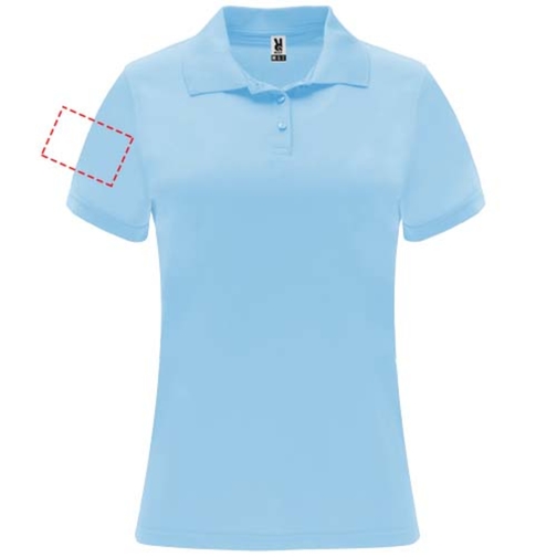 Monzha Sport Poloshirt Für Damen , himmelblau, Piqué Strick 100% Polyester, 150 g/m2, M, , Bild 20