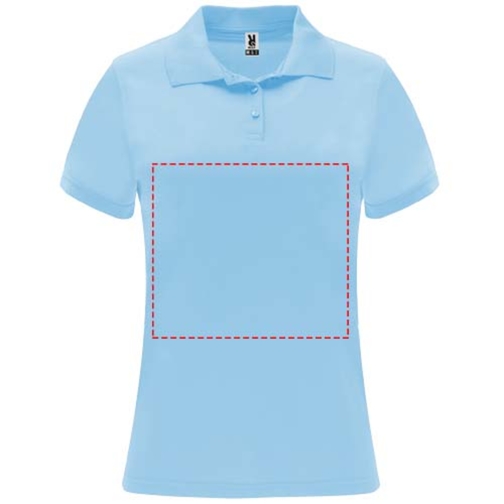 Monzha Sport Poloshirt Für Damen , himmelblau, Piqué Strick 100% Polyester, 150 g/m2, M, , Bild 14