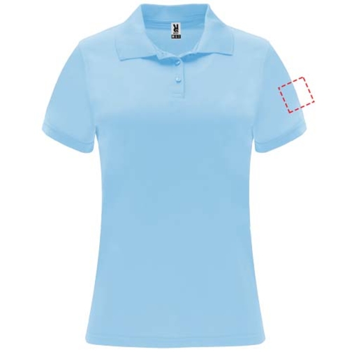 Monzha Sport Poloshirt Für Damen , himmelblau, Piqué Strick 100% Polyester, 150 g/m2, M, , Bild 22