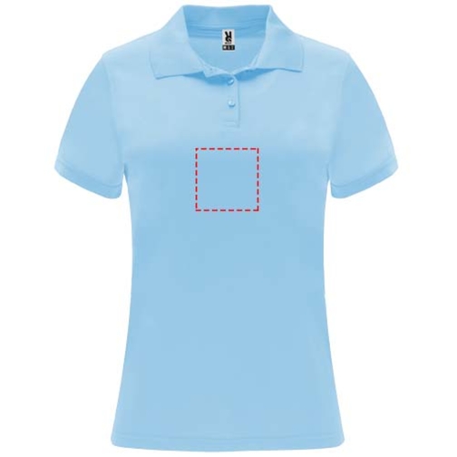 Monzha kortermet teknisk polo for dame, Bilde 25