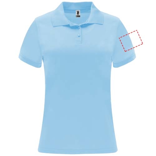 Monzha Sport Poloshirt Für Damen , himmelblau, Piqué Strick 100% Polyester, 150 g/m2, M, , Bild 19