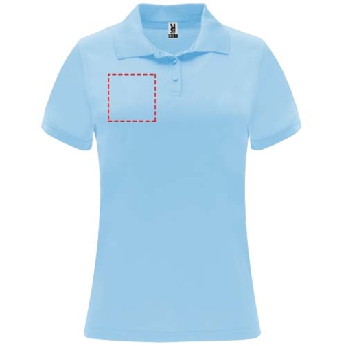 Monzha Sport Poloshirt Für Damen , himmelblau, Piqué Strick 100% Polyester, 150 g/m2, S, , Bild 23