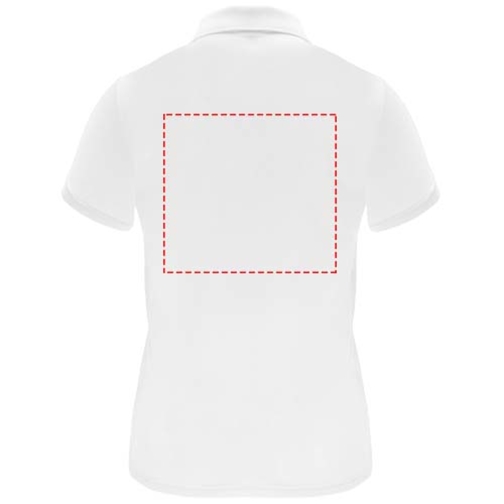 Monzha Sport Poloshirt Für Damen , weiß, Piqué Strick 100% Polyester, 150 g/m2, 2XL, , Bild 10
