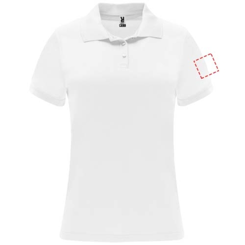 Monzha kortermet teknisk polo for dame, Bilde 24