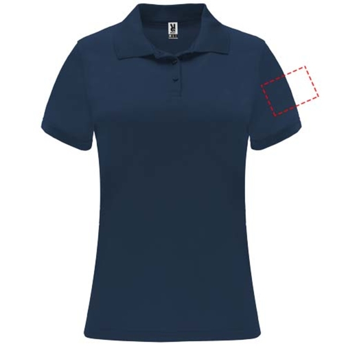 Monzha Sport Poloshirt Für Damen , navy blue, Piqué Strick 100% Polyester, 150 g/m2, 2XL, , Bild 7