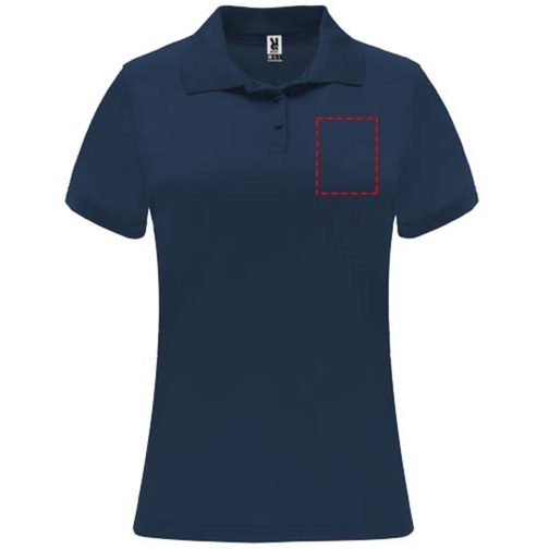 Monzha Sport Poloshirt Für Damen , navy blue, Piqué Strick 100% Polyester, 150 g/m2, 2XL, , Bild 13